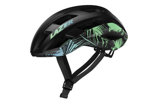 Lazer Strada Kineticore Cykelhjelm Matte Tropical Leaves 