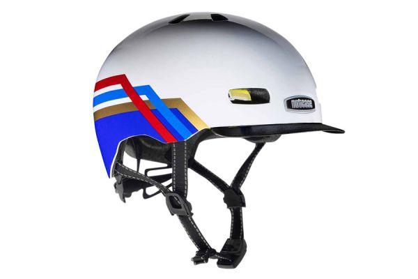 Nutcase Street Helmet Vantastic Notion Metallic MIPS - White