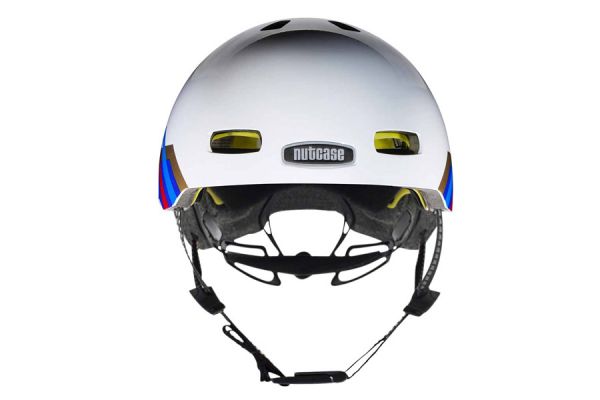 Casco Nutcase Street Vantastic Notion Metallic MIPS Bianco