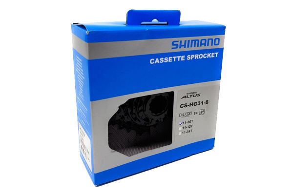 Cassette Shimano Altus CS-HG31-8 8V 11-30D Negro