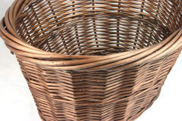 Wicker Bicycle Basket - Brown