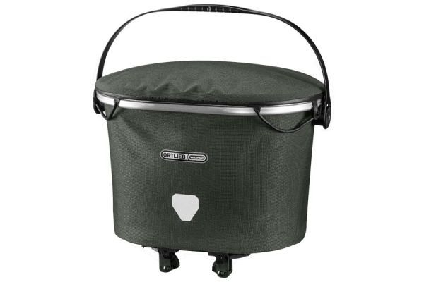 Cesta Ortlieb Up-Town Rack Urban 17,5L Trasera Verde