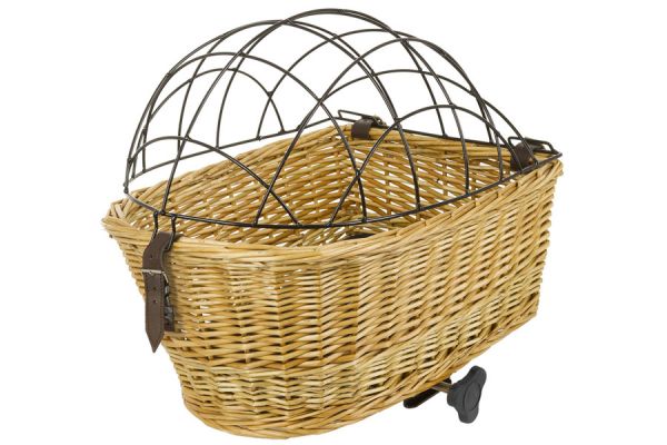 M-Wave Top Wicker Hondenfietsmand Achter - Riet