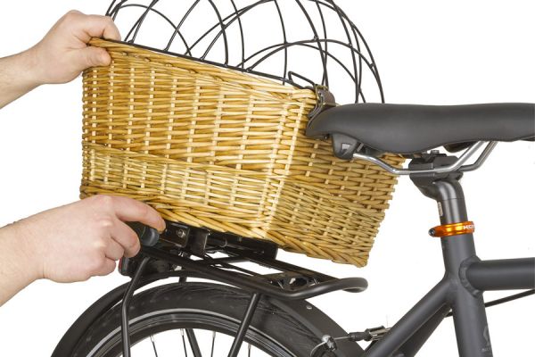 M-Wave Top Wicker Hondenfietsmand Achter - Riet