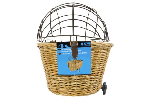 M-Wave Top Wicker Hondenfietsmand Achter - Riet