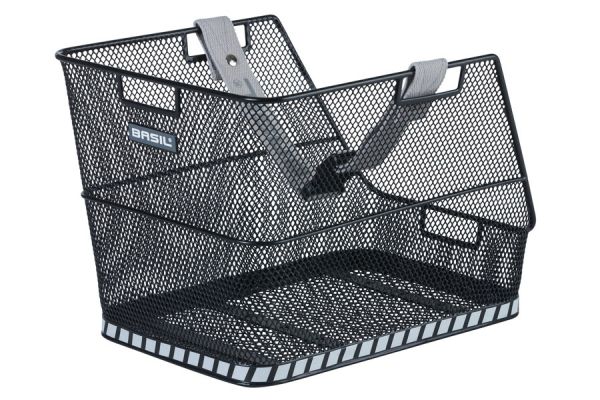 Basil Class Rear Basket - Black