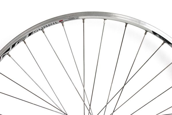 Gurpil Chrina 700c (ETRTO 622x13) Rear Wheel with 7S Cassette - Silver