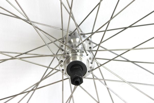 Gurpil Chrina 700c Achterwiel Schroefdraad op freewheel Snelspanner - Zwart