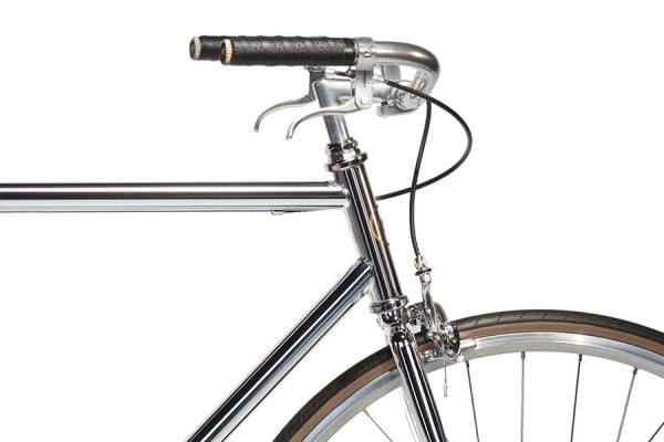 Jitensha Tokyo Single Speed Bike - Chrome/Alu/Black