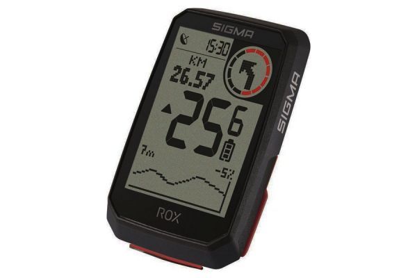 Sigma Rox 4.0 + Set HR Bike Computer GPS - Black