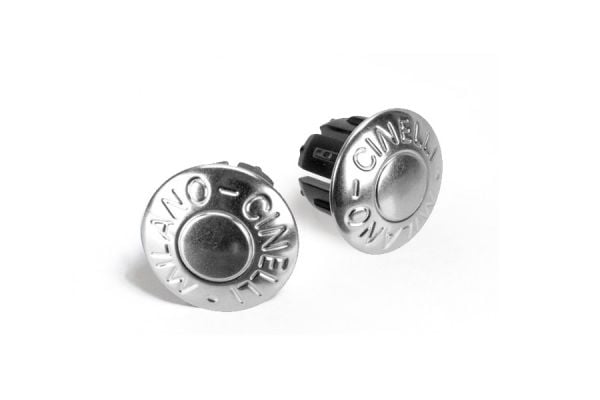 Cinelli Milano Bar End Plugs - Silver