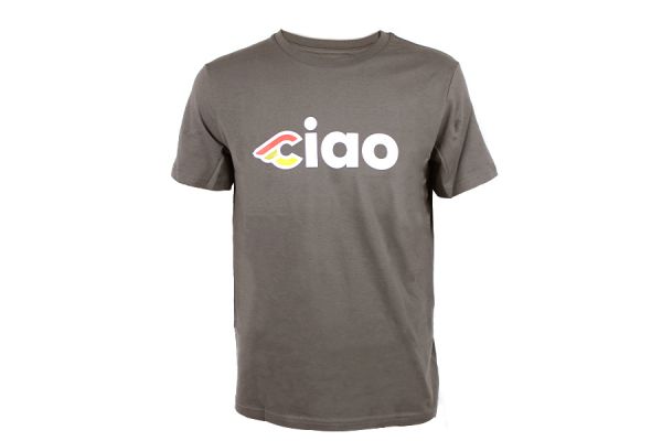 T-shirt Cinelli Ciao Titanium Gris