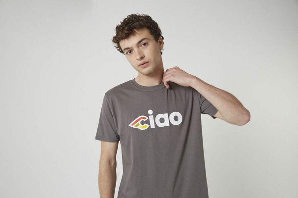 Cinelli Ciao Titanium T-shirt Grey