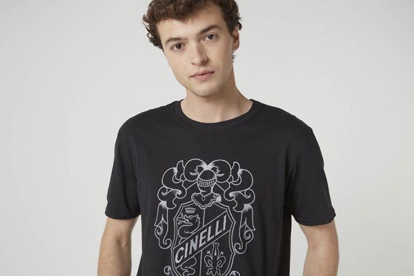 Camiseta Cinelli Crest Negro