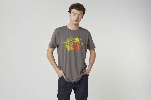 Camiseta Cinelli Splash Charcoal