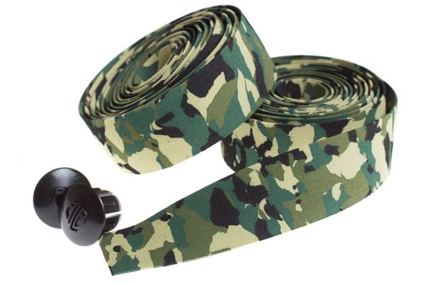 BLB Cork Handlebar Tape - Camo Green