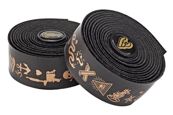 Cinelli Mike Giant Velvet Handlebar Tape - Black/Gold