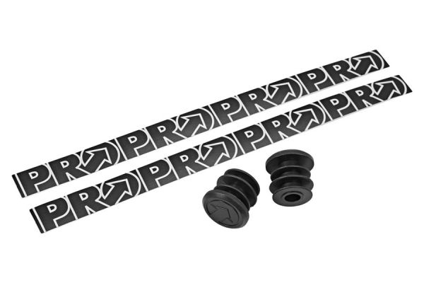 PRO Sport Control Team 3 mm Handlebar Grips - White / Black