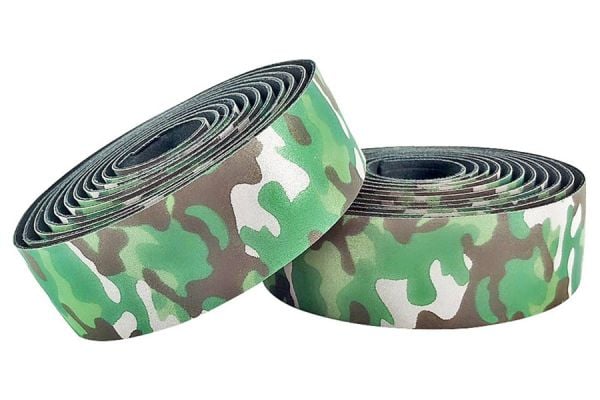 BLB Supreme Pro Reflective Handlebar Tape - Camo Green