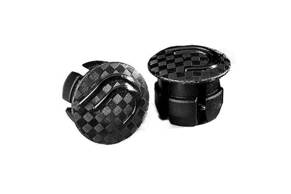 Deda Presa EVA Rubber Handlebar Grips - Black / Grey