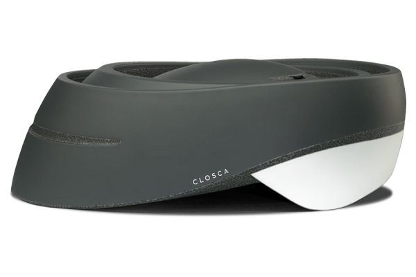 Casco Closca Loop Plegable Graphite-Blanco