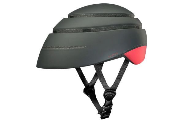 Casco Closca Loop Plegable Graphite-Coral