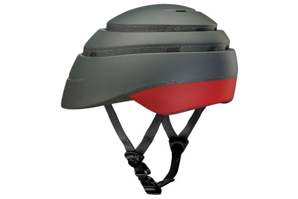 Closca Loop Folding Helmet - Graphite Red