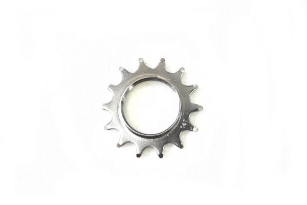 Fixed Tandwiel 14t met lockring – Zilver