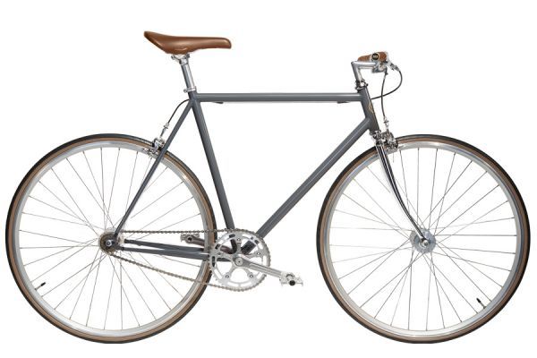 Bicicleta Single Speed Jitensha Tokyo Concrete/Alu/Camel