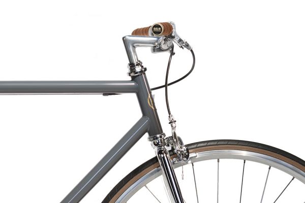 Jitensha Tokyo Single Speed Bike - Concrete/Alu/Camel