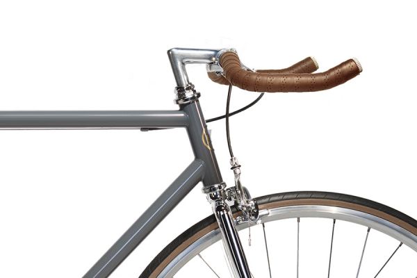 Jitensha Tokyo Single Speed Bike - Concrete/Alu/Camel