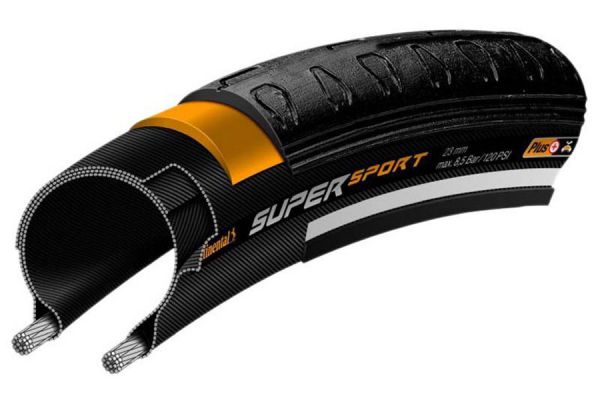 Cubierta Continental Super Sport Plus Rigida Negro