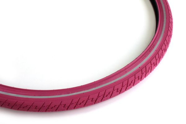 Dutch Perfect 700c (ETRTO 40x622) Wire Tyre Pink