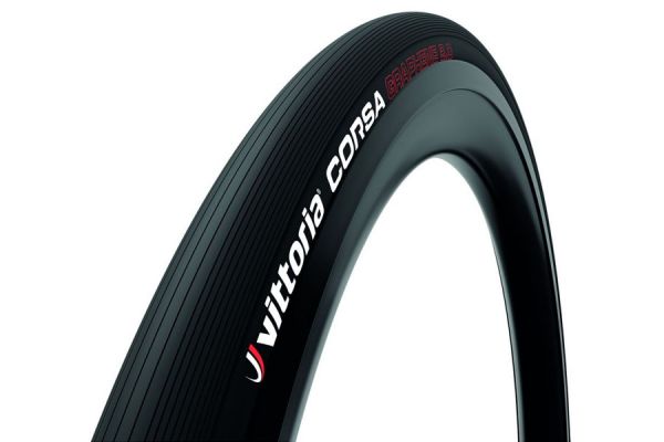 Cubierta Vittoria Corsa Tubular Graphene 2.0 Negro