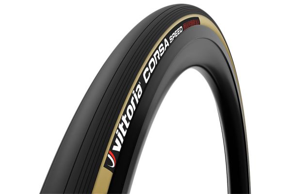 Vittoria Corsa Speed Schlauchreifen G 2.0 700x25c Schwarz/Creme