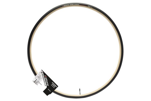 Vittoria Corsa Speed Schlauchreifen G 2.0 700x25c Schwarz/Creme