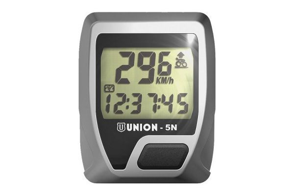 Union 5 Functions Cycle Computer - Silver