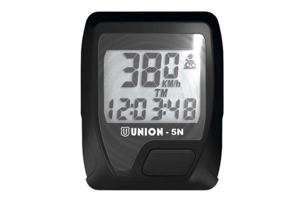 Union 5 Functions Cycle Computer - Black