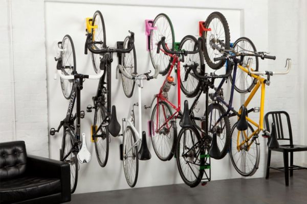 Soporte de pared Cycloc Endo Negro