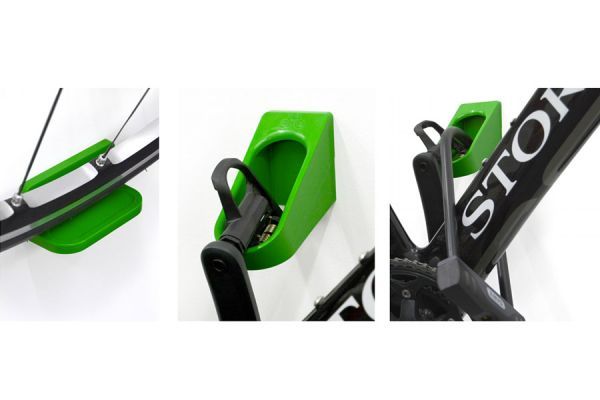 Soporte de pared Cycloc Hero Verde