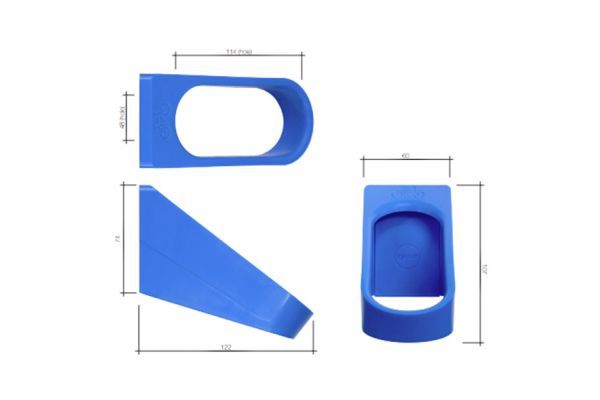 Soporte de pared Cycloc Hero Azul