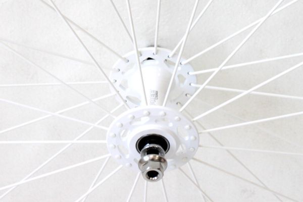 Weinmann DP18 Fixie Front Wheel - White