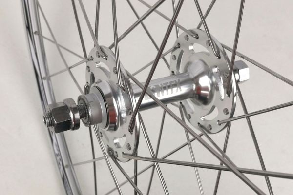 Mach1 CFX CNC Fixed Gear Wielset - Zilver