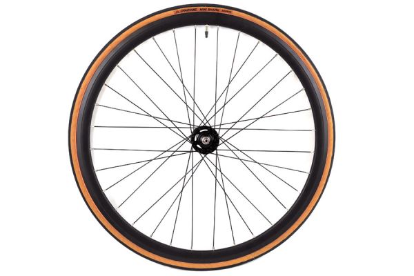 Ruota Anteriore Santafixie 30mm Nero + Camere d'aria + Copertoncino Classic