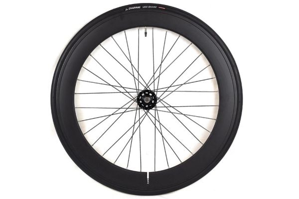 Santafixie 60mm Front Wheel + Inner Tube + Tire - Black