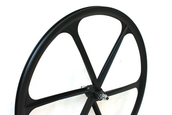 Teny Rim Six Spoke Fixie Forhjul - Sort