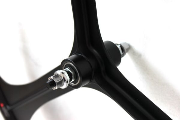 Teny Rim Tri Spoke Fixed Gear Voorwiel - Zwart