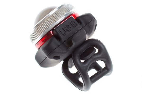 Luz delantera Shroom Cosmos USB Negro