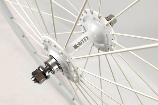 Coppia Ruote Santafixie 30mm Bianco/Bianco