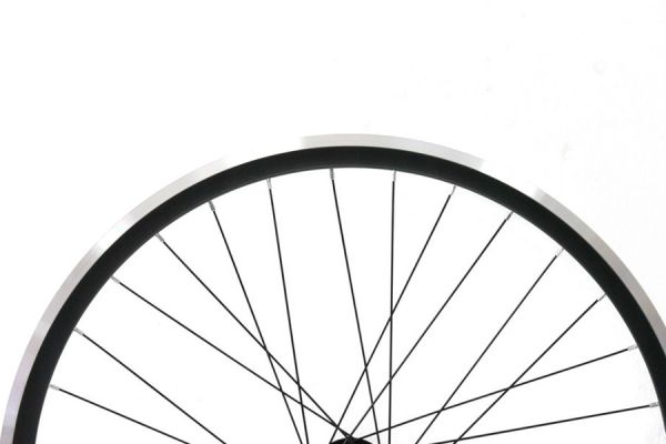 WIN18 Fixed Gear Voorwiel - Zwart CNC 